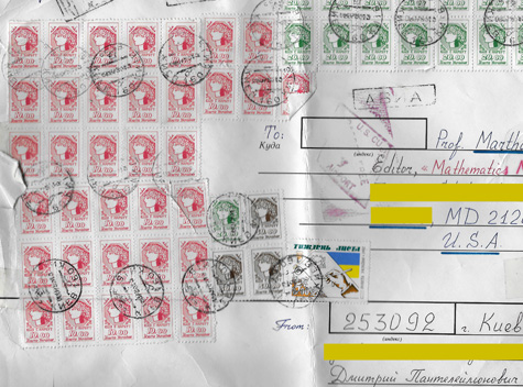 Postage stamps from Kiev
