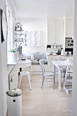 10 Diseños de Cocinas en Blanco Integral