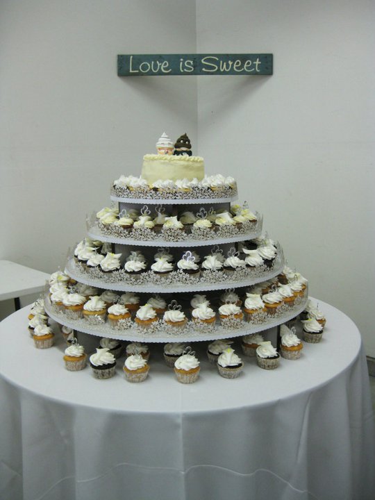 Last week I painted a custom rustic Love is Sweet sign with the wedding Last week I painted a custom rustic Love is Sweet sign with the wedding
