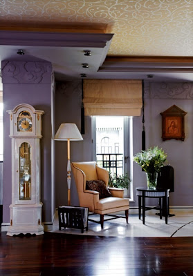 apartamento estilo tradicional interior apartamento Interior de Apartamento Tradicional y Art Deco en Color Lila