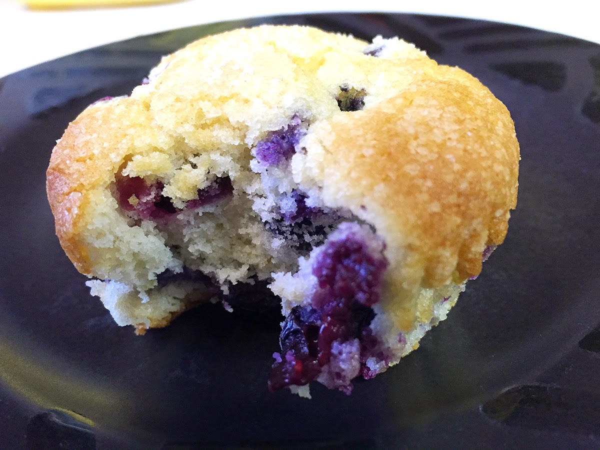 Carrie's Kitchen Blueberry Buttermilk Muffins