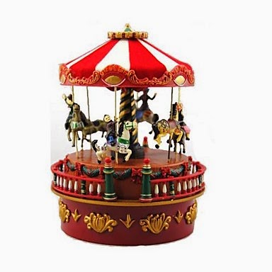 Caja de Música Tiovivo Merry Go Round