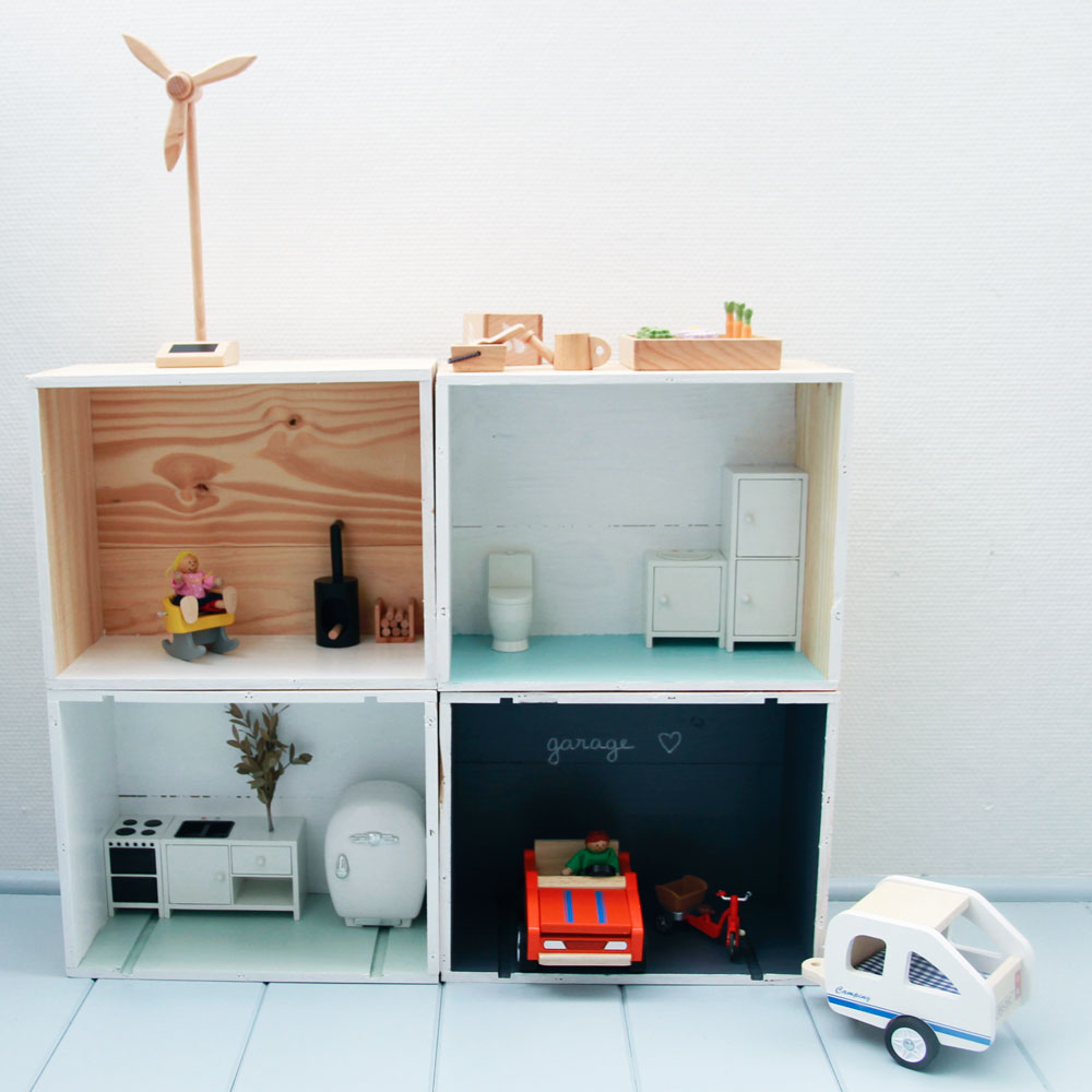 Merci raoul: diy: la petite maison en caisses de vin...