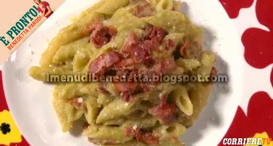 Pasta con Vellutata di Fave e Bacon di Benedetta Parodi