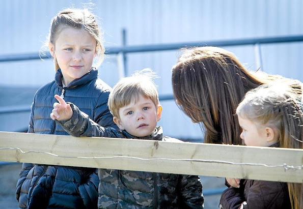 Princess Mary Attend The Opening Of Eco Day 2015 Crown Princess Mary of Denmark with her children Prince Christian and Princess Isabella attended the opening of Eco day 2015 (Økodag) in Zealand Island
