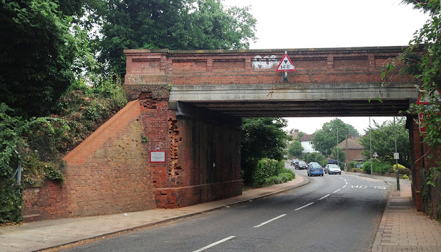 Railway bridge on Tiepigs Lane, Hayes. 20 June 2013. Railway bridge on Tiepigs Lane, Hayes. 20 June 2013.