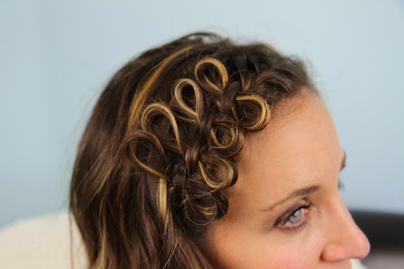 cute bow hairstyle design