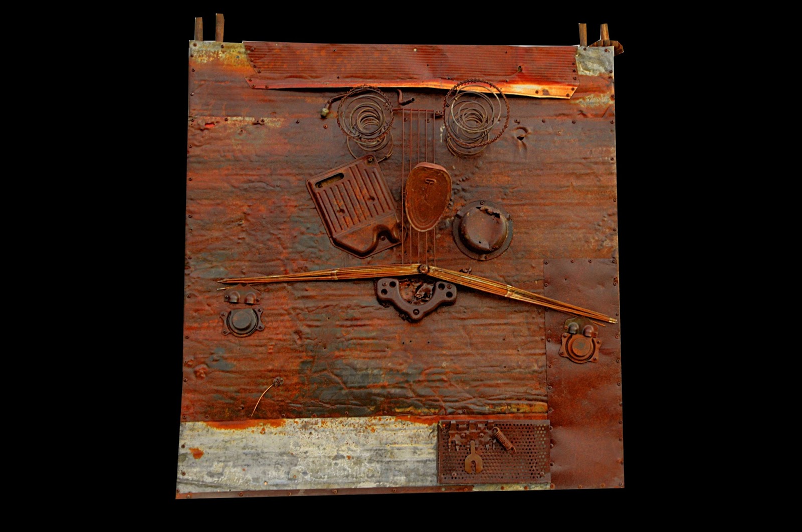 UNIQUELY JOSHUA TREE Rusty Metal Fine Art