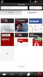 Opera Mini Android Browser Tercepat dan Terbaik