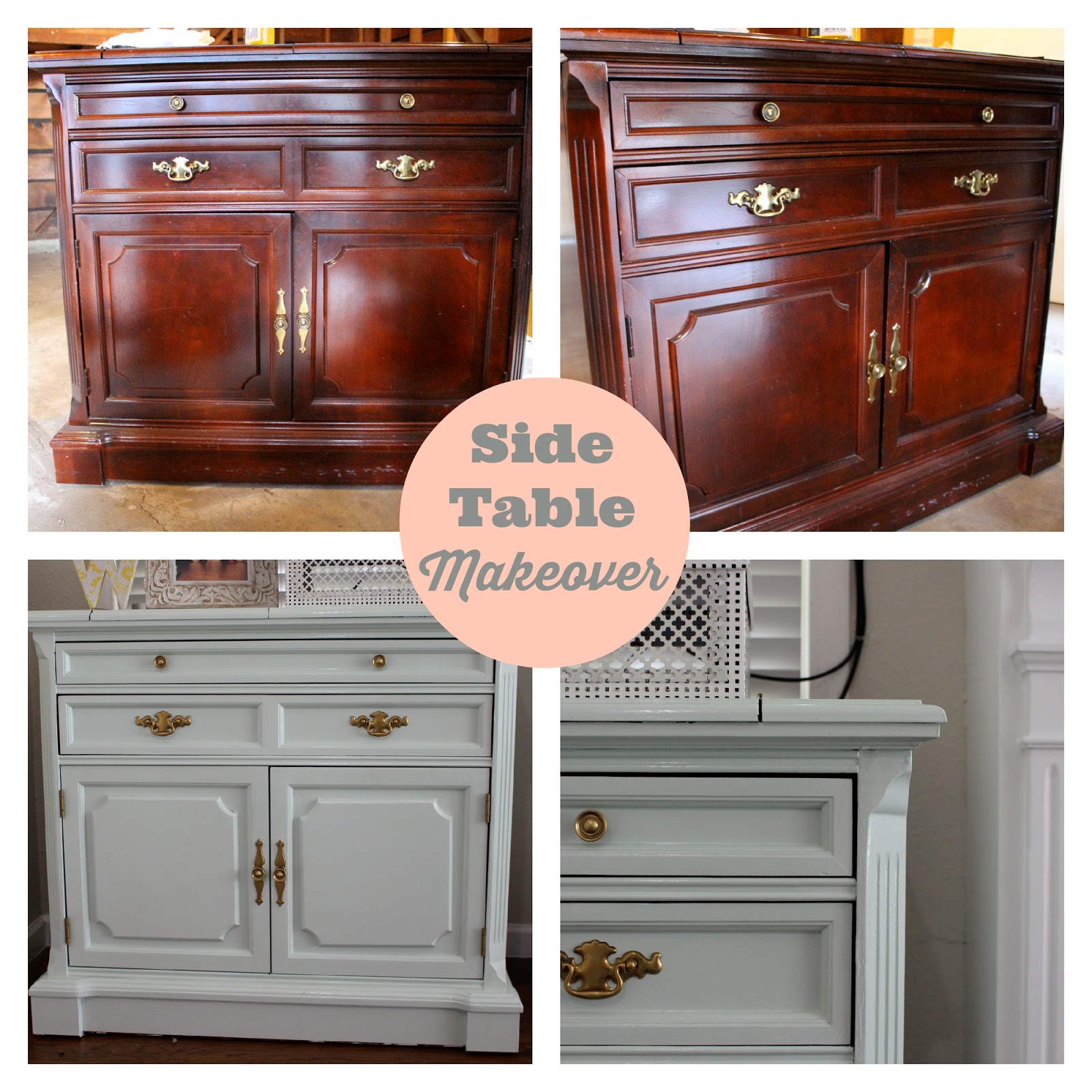 Life On Elizabeth How to Paint Furniture My Side Table Makeover!