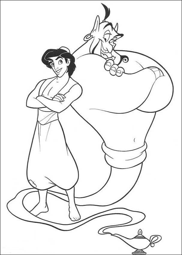 Dibujos Disney Para Colorear Dibujos Animados De Aladino Y La Lampara Maravillosa A partir de entonces, guardaron la lampara maravillosa a buen recaudo y continuaron siendo tan felices como lo habian. dibujos disney para colorear blogger