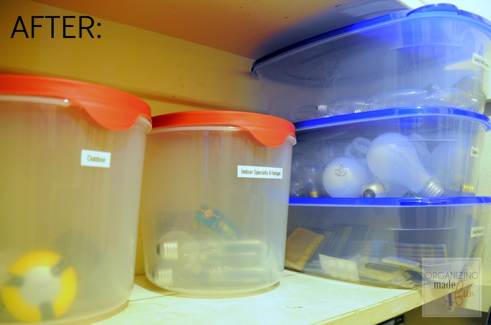 Organizing Made Fun How Do You Organize Light Bulbs?
