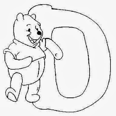 Winnie Pooh Abc Coloring Pages 1