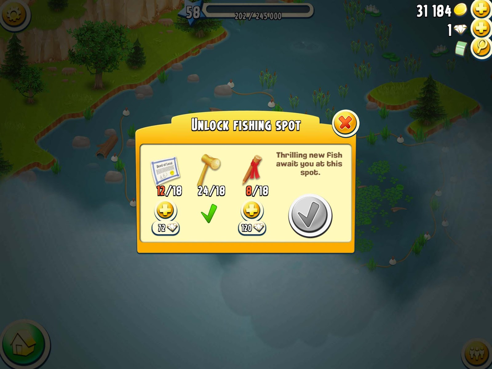 Hay Day Addiction Fishing Boat