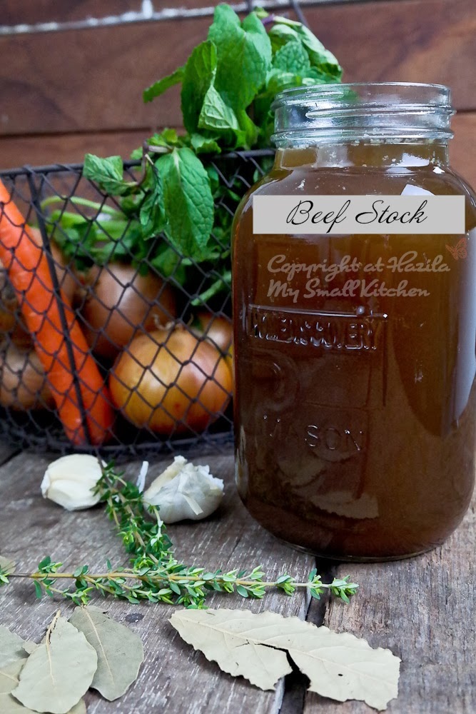 My Small Kitchen Beef Stock, Mushroom Gravy & Mashed Potato