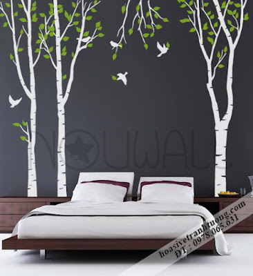 tranh tường phòng khách tranh tường phòng ngủ