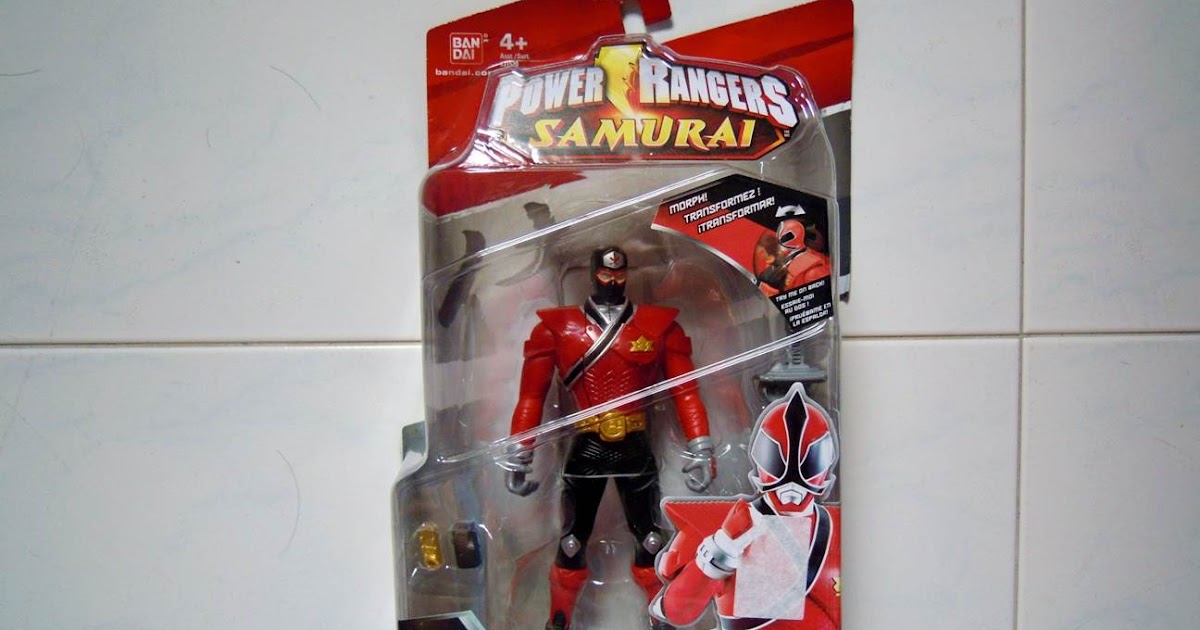 Power Rangers Samurai Red Switch Morph Ranger figure