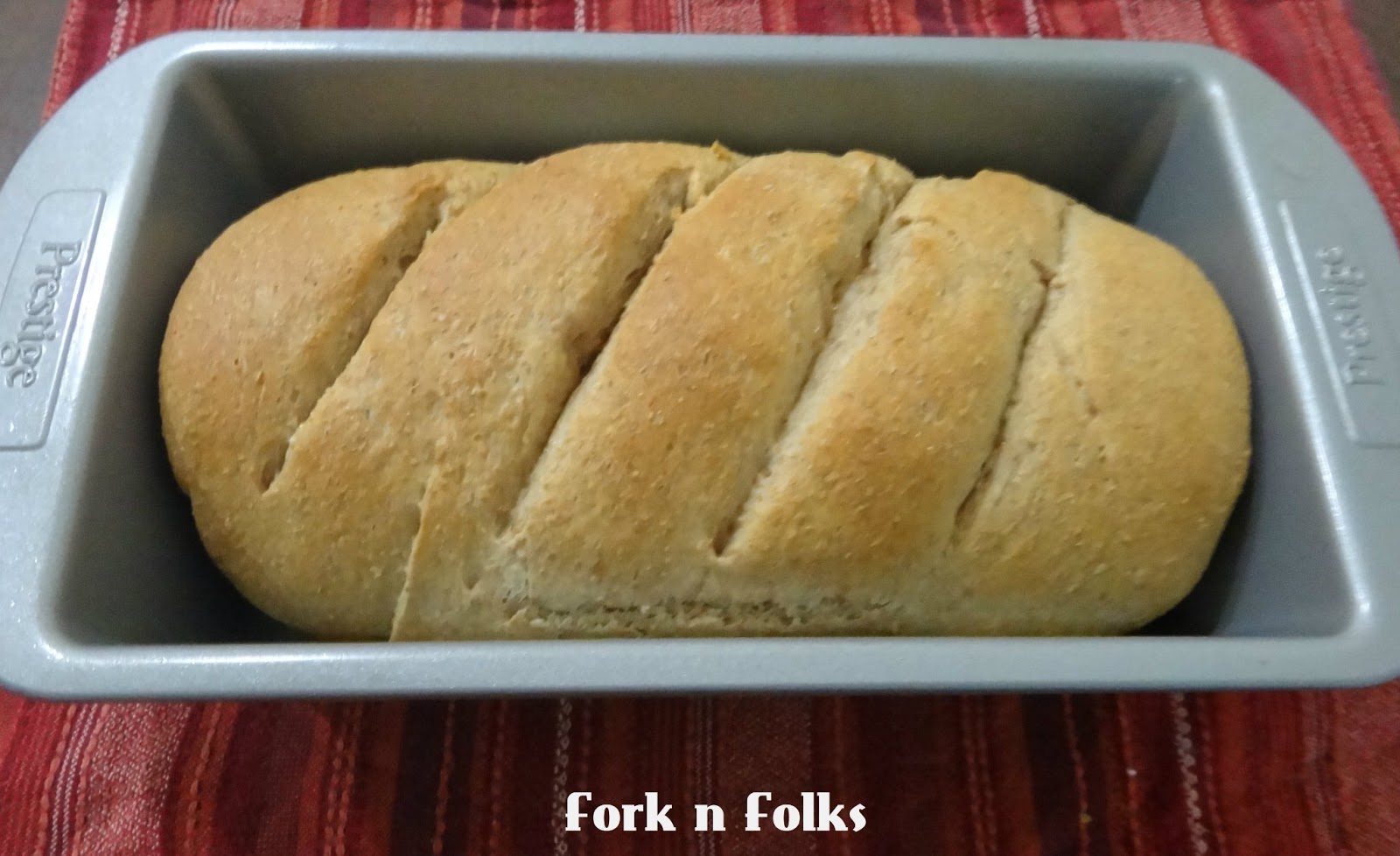 Fork n Folks Whole Wheat Bread Eggless