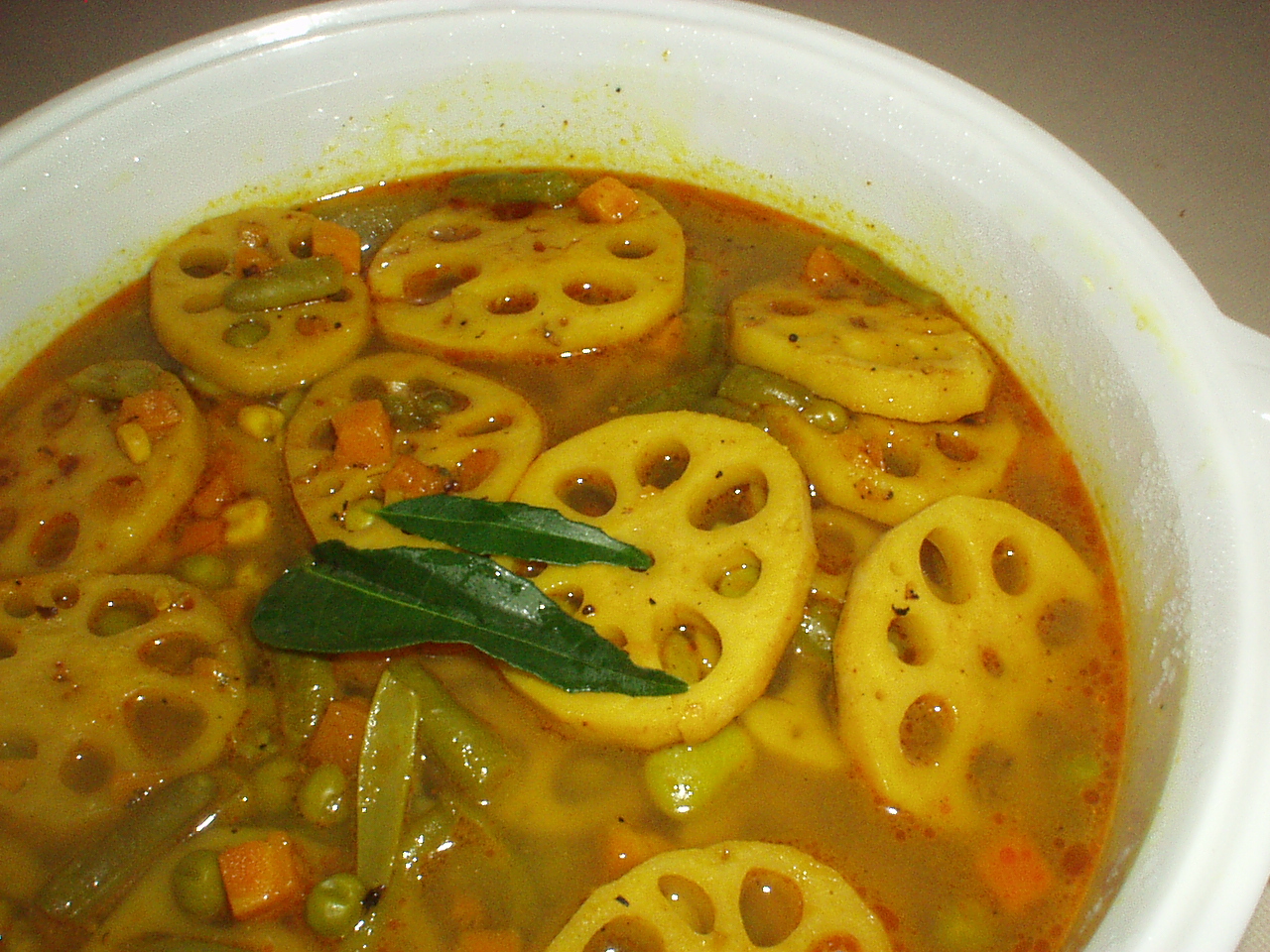 Spice Route Sliced lotus root stew