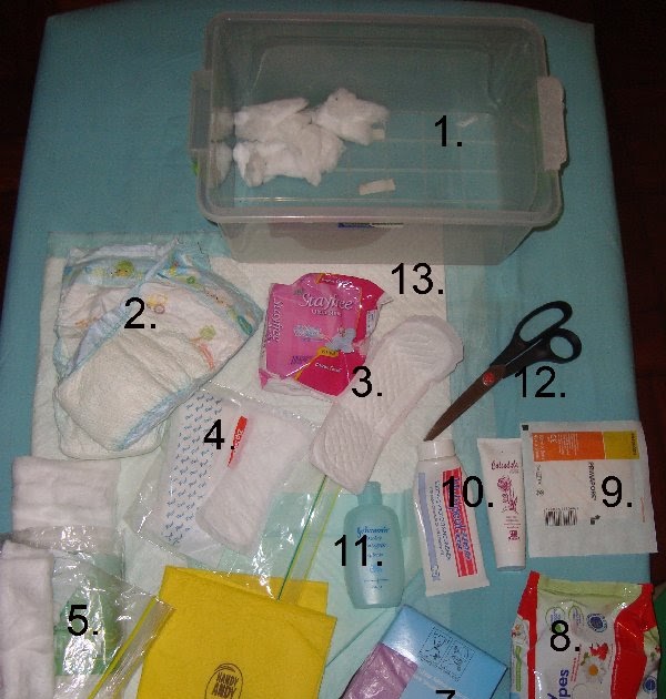 The Peas Pod Nappy (diaper) changing box of tricks
