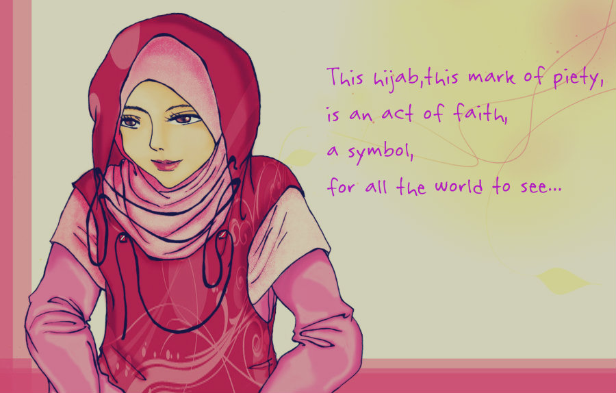 Steps of Wearing a Hijab are following: