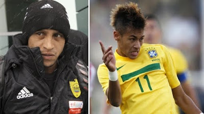 Roberto Carlos elogió el talento del jovén Neymar