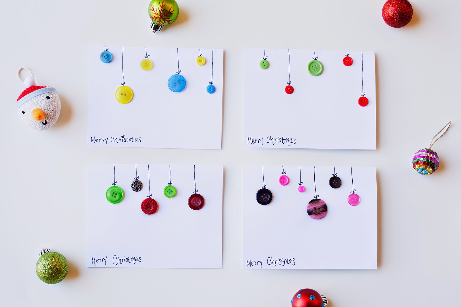 ornament christmas cards