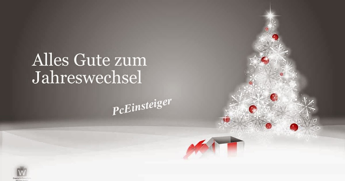 PcEinsteiger: Präsentation für Weihnachten