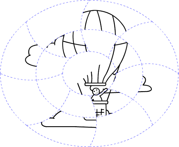 Air Balloon Coloring Page