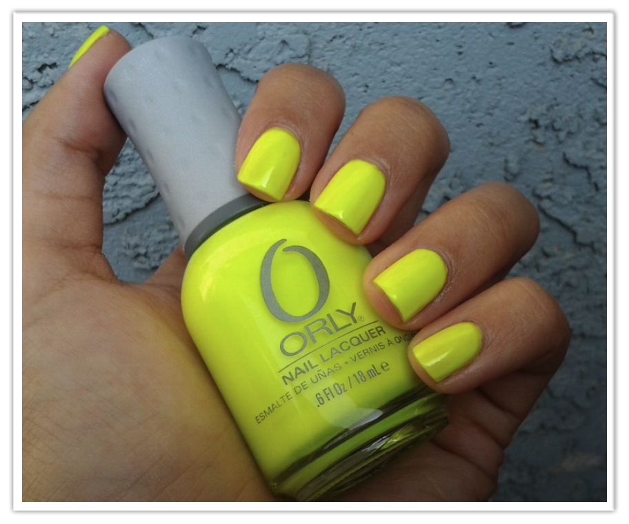 6. Orly Nail Lacquer in "Glowstick" - wide 8