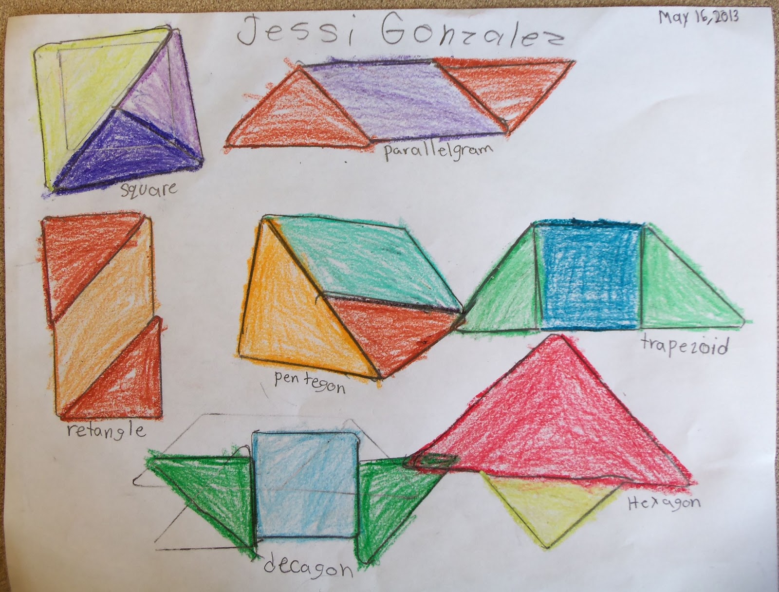 Mom and Me Math Activities 5.G.B.4 Classify Shapes with Tangrams