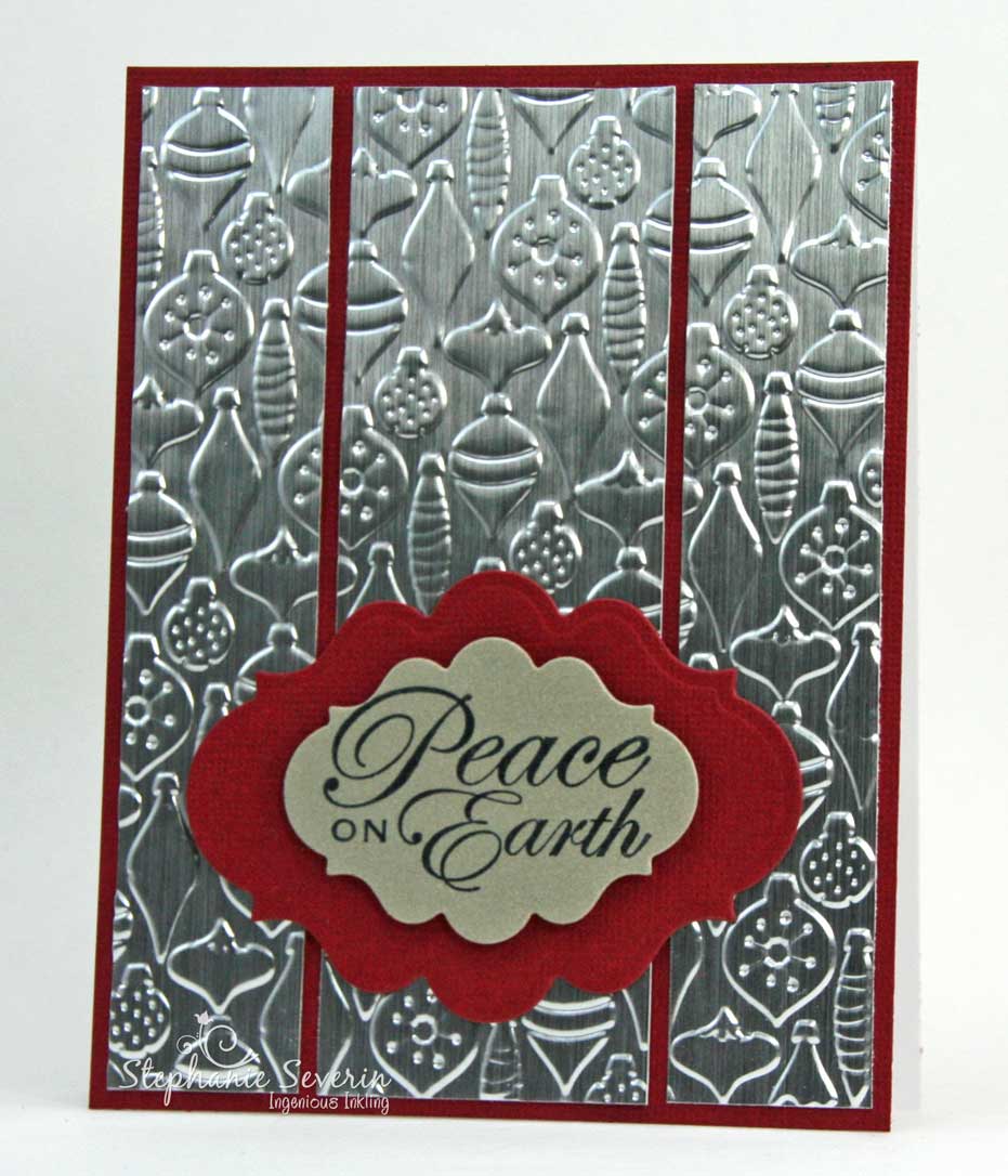 jingle belles Embossing Around the Christmas Tree