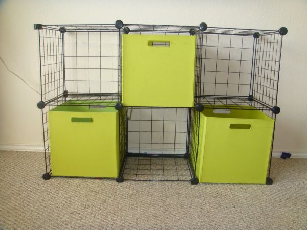 Wire Cube Shelving