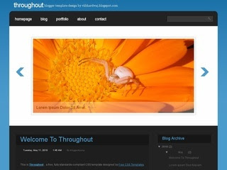 Throughout Blogger Template