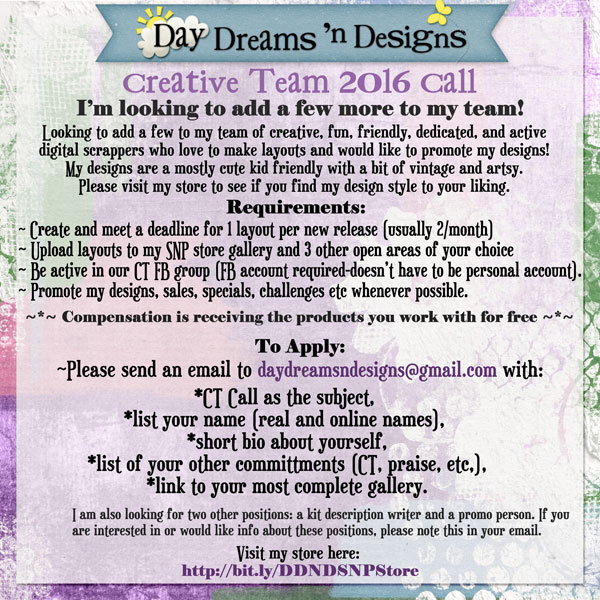 http://daydreamsndesigns.blogspot.com/p/ct-call.html