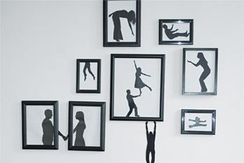 Style decorating ideas with silhouettes for wall Style decorating ideas with silhouettes for wall