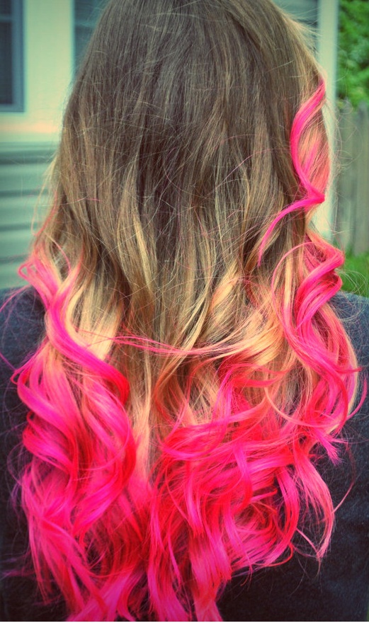 Pink Ombre Hair On The Hunt