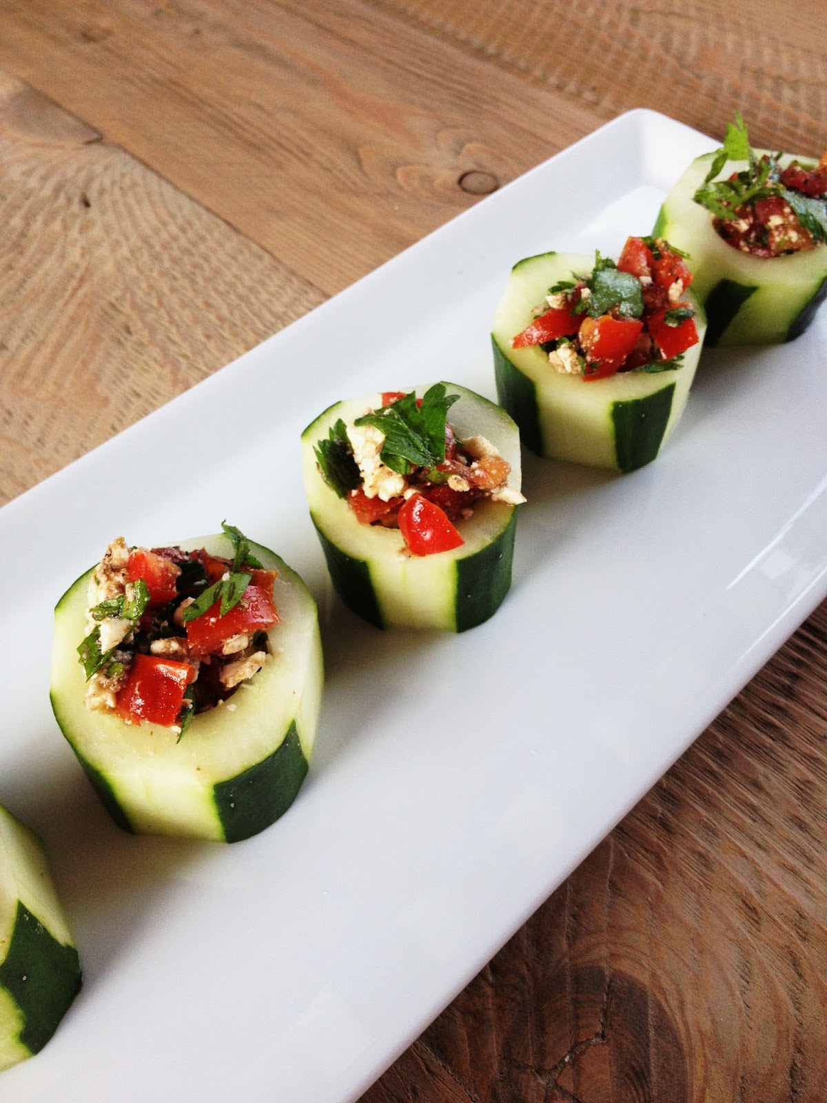 Lauren Marie Gluten Free Cool Cucumber Appetizer