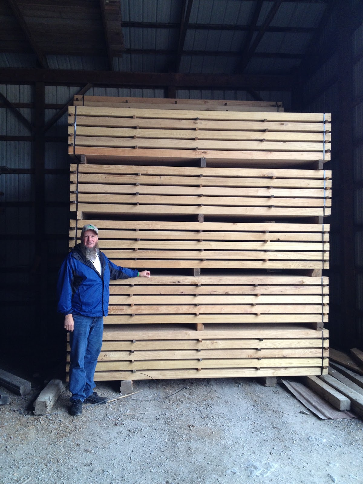 Giving New Life to Trees Visiting our Black Locust Lumber Mill