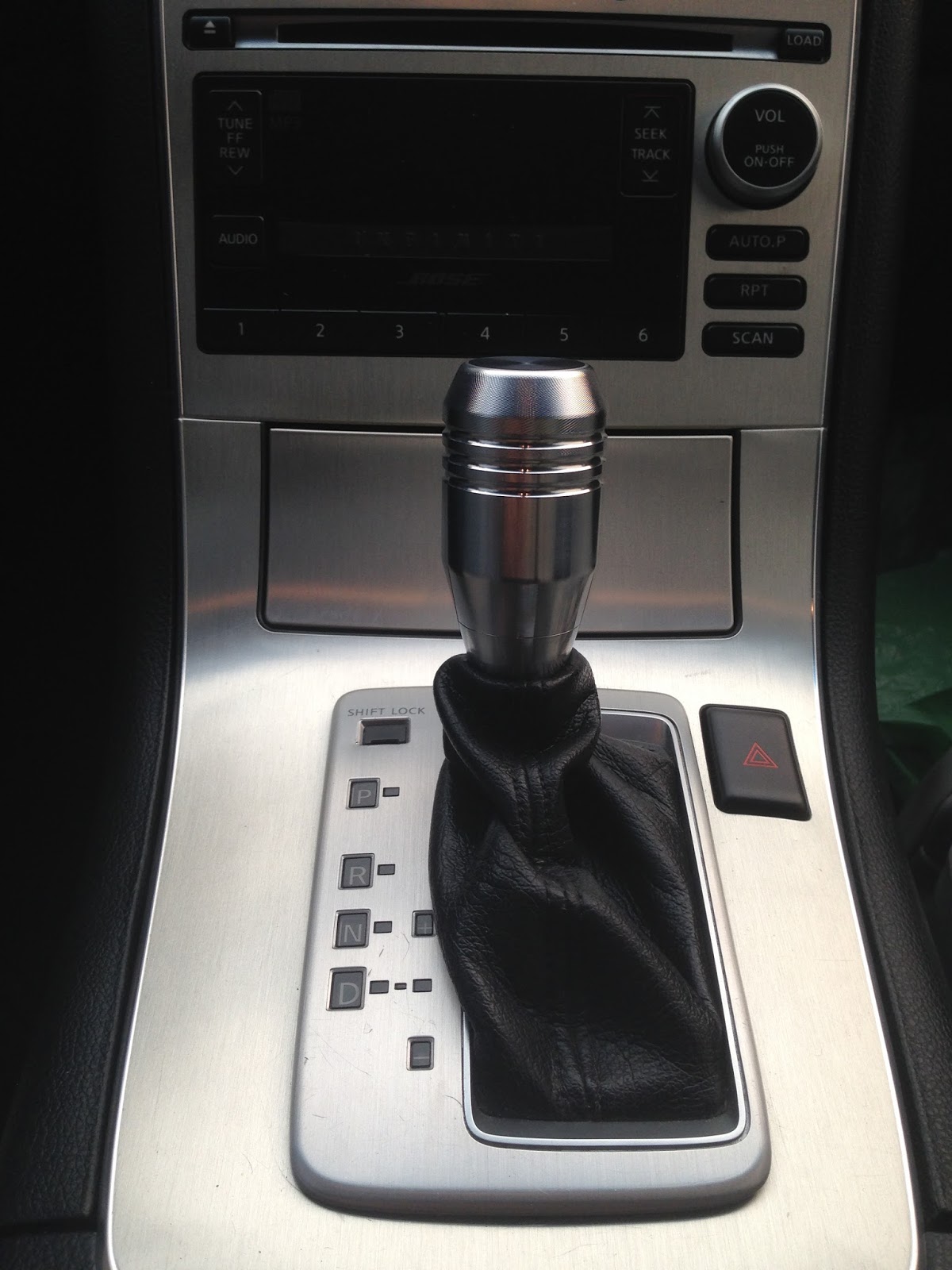 6 Foot Over 350Z Auto Shift Knob Assembly Instructions