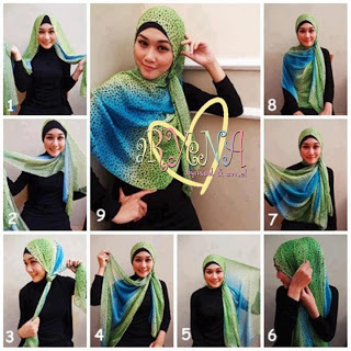 Tutorial+Model+Hijab Tutorial Untuk Hijab Modern