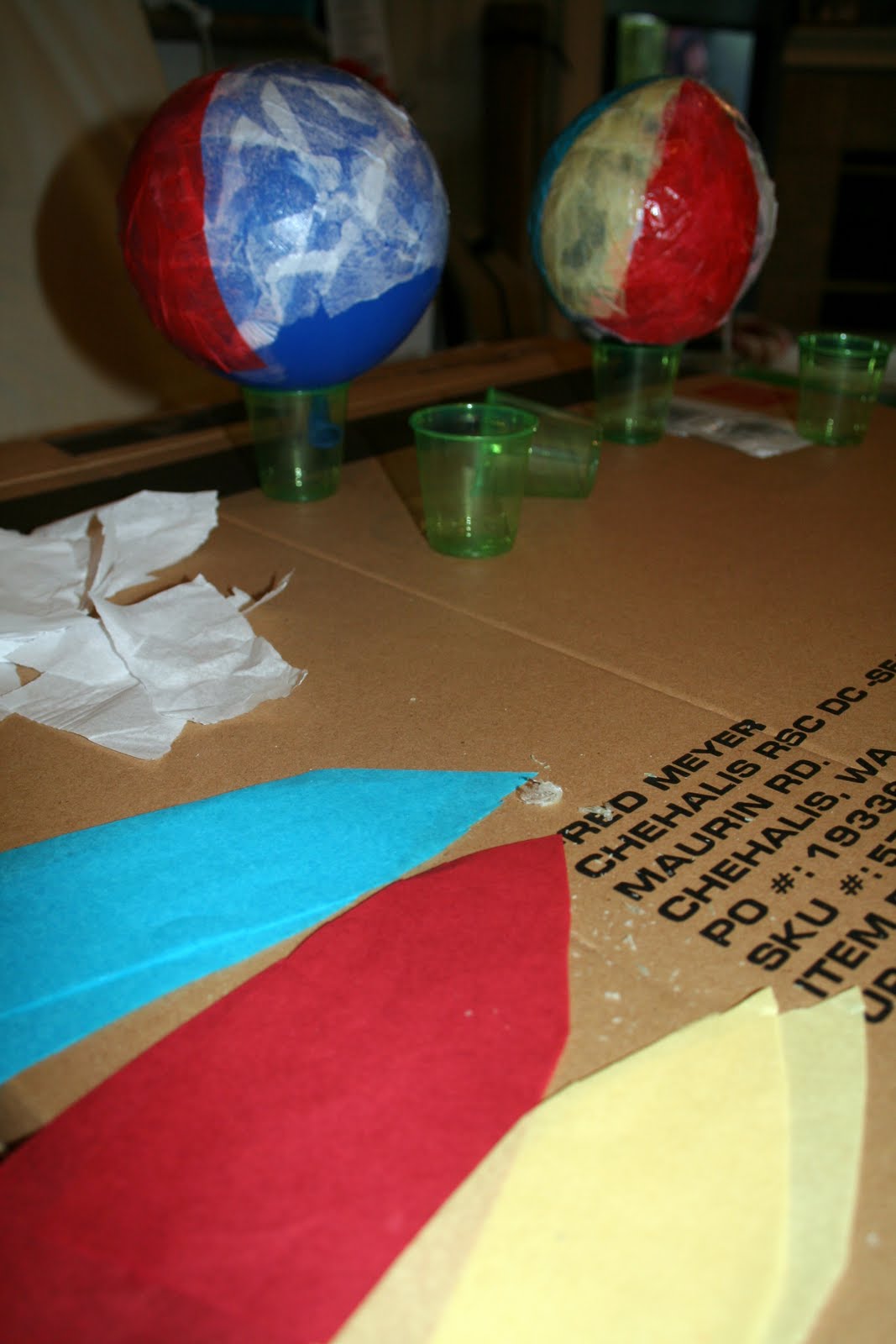 The Experimental Crafter ICC32 Beach Ball Summer Lanterns