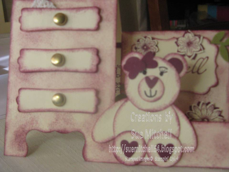 Card Making Ideas In Australia Part - 31: Punch Art With Stampinu0027 Up Punches - Teddy And Panda Card Making Ideas
