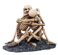 Halloween Wedding Cake Topper Crow Bird Couple Gothic Wedding