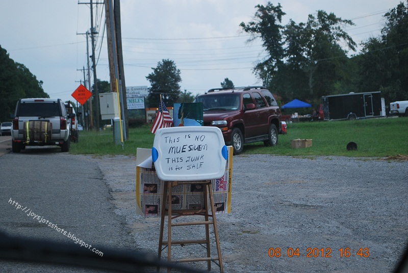 Joy's Jots, Shots & Whatnots Yard "Saleing" Down HWY 127