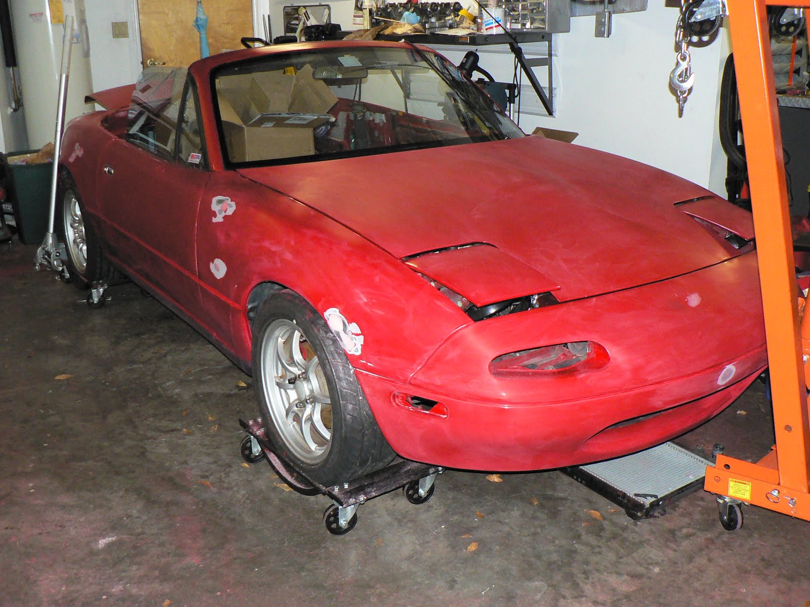 Morrison's Garage Painting a Miata, part 2