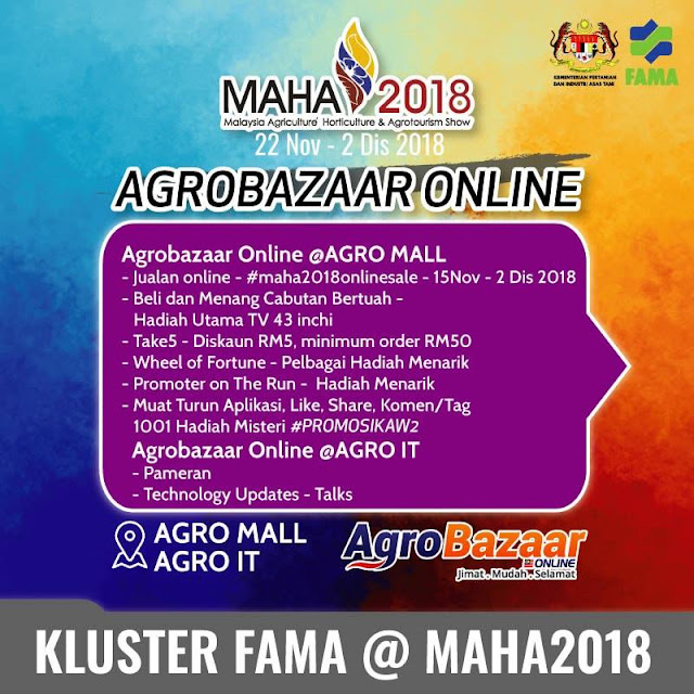 AGROBAZAAR ONLINE MAHA 2018 PALING BEST ! , GERBANG FOOD TRUCK MAHA 2018 CATAT JUALAN SEBANYAK RM435,000 , BARANGAN PROMOSI KAW2 DARI AGRO BAZAAR ONLINE AGROBAZAAR ONLINE MAHA 2018 PALING BEST ! , GERBANG FOOD TRUCK MAHA 2018 CATAT JUALAN SEBANYAK RM435,000 , BARANGAN PROMOSI KAW2 DARI AGRO BAZAAR ONLINE