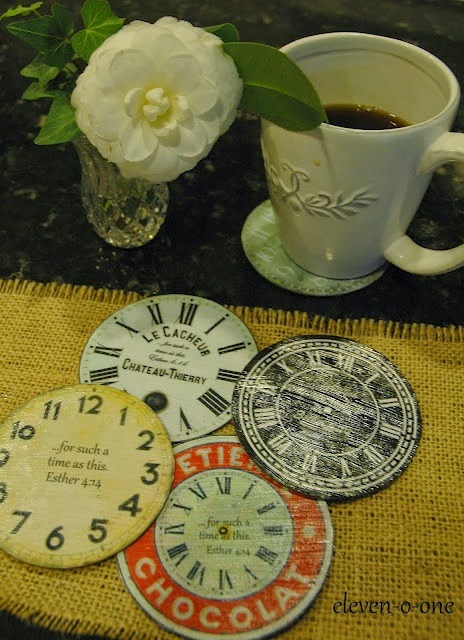 Making coasters with old CDs