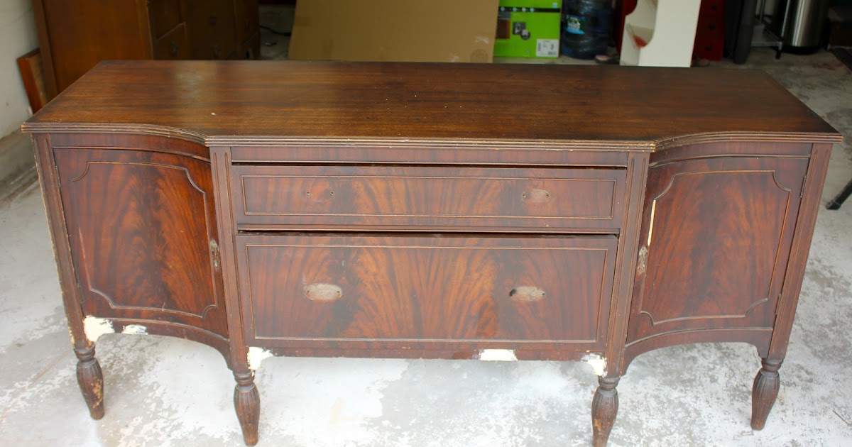 My Passion For Decor Craigslist Buffet Turned Media Cabinet