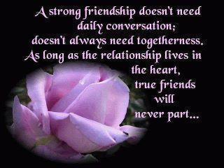 A strong friendship | Quotes and Sayings
